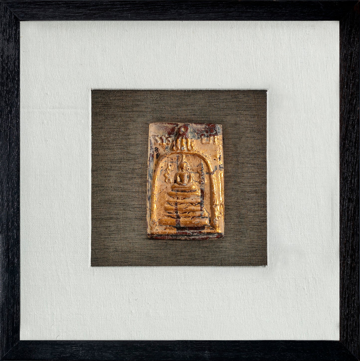 Framed Relic, A Buddha