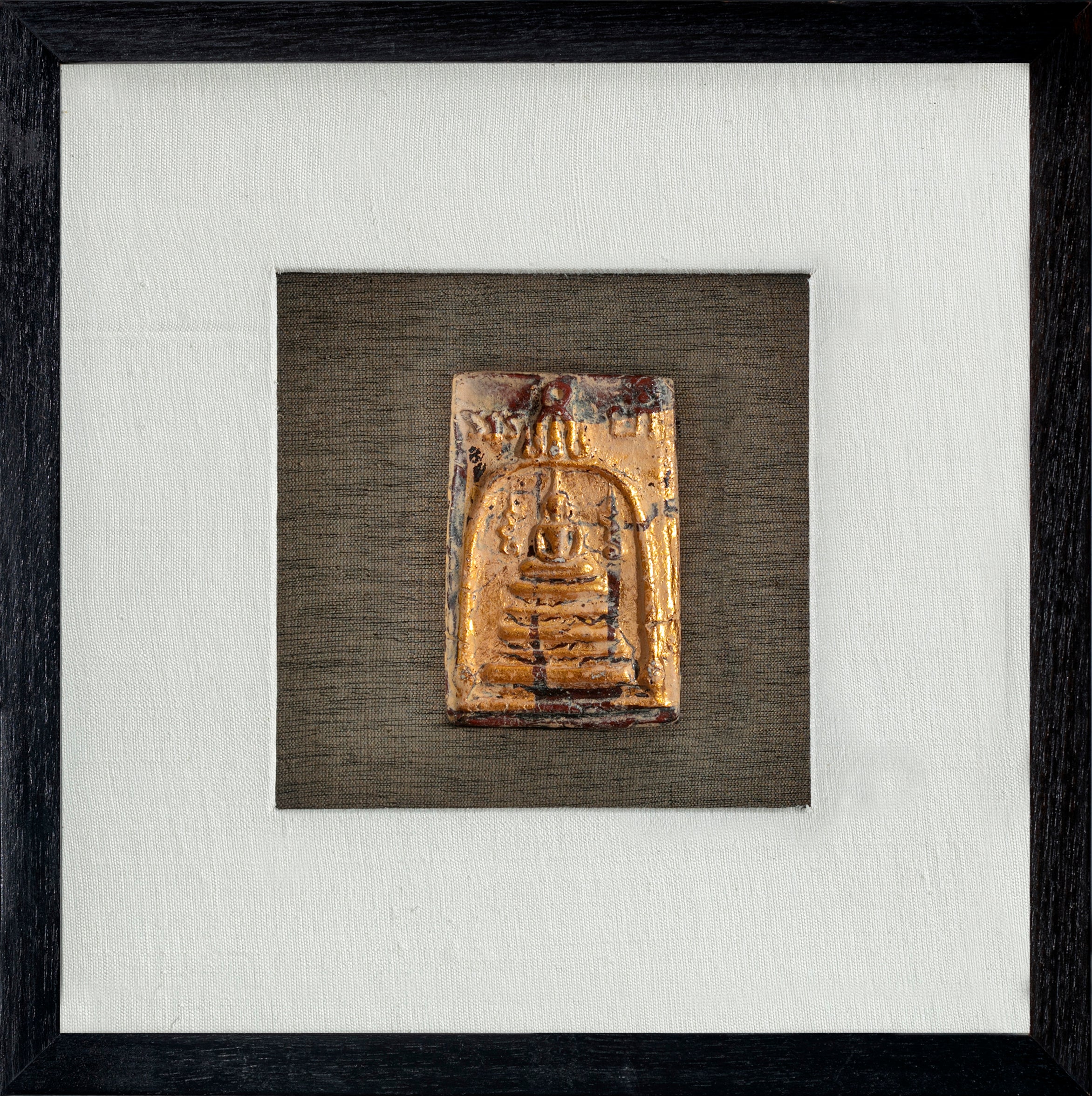 Framed Relic, A Buddha