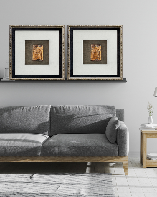 Framed Relic, A Buddha